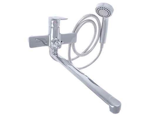 Смеситель для ванны с длинным изливом3          ХХ - фото в Миди Лтд Изображение товара Смеситель для ванны с длинным изливом3          ХХ в Миди Лтд