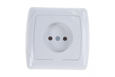 Розетка б/з бел Маргарита СП (керамика) 16А 220В (5/10/200) 0031093 - фото в Миди Лтд Изображение товара Розетка б/з бел Маргарита СП (керамика) 16А 220В (5/10/200) 0031093 в Миди Лтд