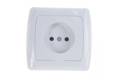 Розетка б/з бел Маргарита СП (керамика) 16А 220В (5/10/200) 0031093 - фото в Миди Лтд Изображение товара Розетка б/з бел Маргарита СП (керамика) 16А 220В (5/10/200) 0031093 в Миди Лтд