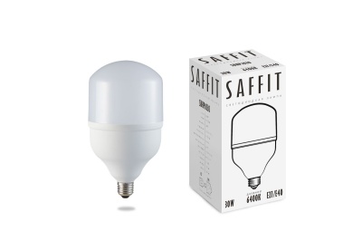 Изображение товара Лампа светодиодная LED SAFFIT SBHP1030 30W Е27 6400K 230v 180*100мм в Миди Лтд
