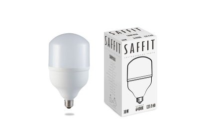 Изображение товара Лампа светодиодная LED SAFFIT SBHP1030 30W Е27 6400K 230v 180*100мм в Миди Лтд