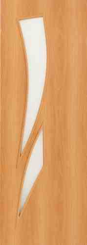 Изображение товара Полотно дверное ПО со стекл Стрелец ламинированное миланский орех 900 в Миди Лтд