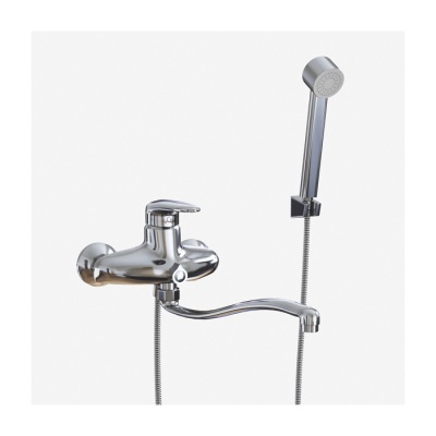 Смеситель для ванны длинный излив 40к ML08-02 MIXLINE - фото в Миди Лтд Изображение товара Смеситель для ванны длинный излив 40к ML08-02 MIXLINE в Миди Лтд