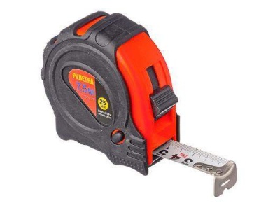 Рулетка  7,5м*25мм РОКОТ с обрезиненным корпусом 3 фиксатора (6шт/уп)(48шт/кор) - фото в Миди Лтд Изображение товара Рулетка  7,5м*25мм РОКОТ с обрезиненным корпусом 3 фиксатора (6шт/уп)(48шт/кор) в Миди Лтд