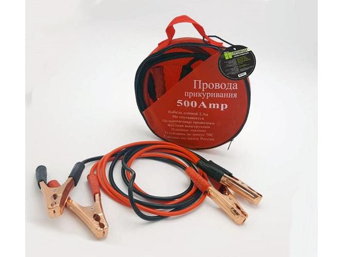 Изображение товара Провода-прикуриватели 500 А Oktan кабель 2,5м, в сумке (25шт/кор) в Миди Лтд