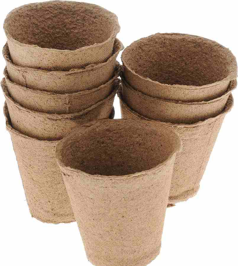Горшочки торфяные 100*110 круглый (20шт/уп) - фото в Миди Лтд Изображение товара Горшочки торфяные 100*110 круглый (20шт/уп) в Миди Лтд