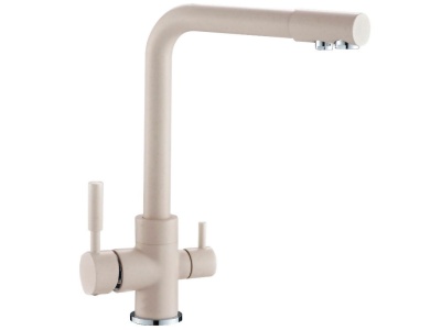 Смеситель для кухни ПОД ФИЛЬТР SAF18-A092KS ZEGOR песочный - фото в Миди Лтд Изображение товара Смеситель для кухни ПОД ФИЛЬТР SAF18-A092KS ZEGOR песочный в Миди Лтд