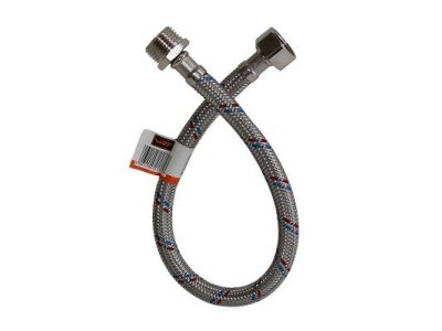 Подводка для воды 1/2  г/ш  50см (10шт/уп) CWFHM050 - фото в Миди Лтд Изображение товара Подводка для воды 1/2  г/ш  50см (10шт/уп) CWFHM050 в Миди Лтд