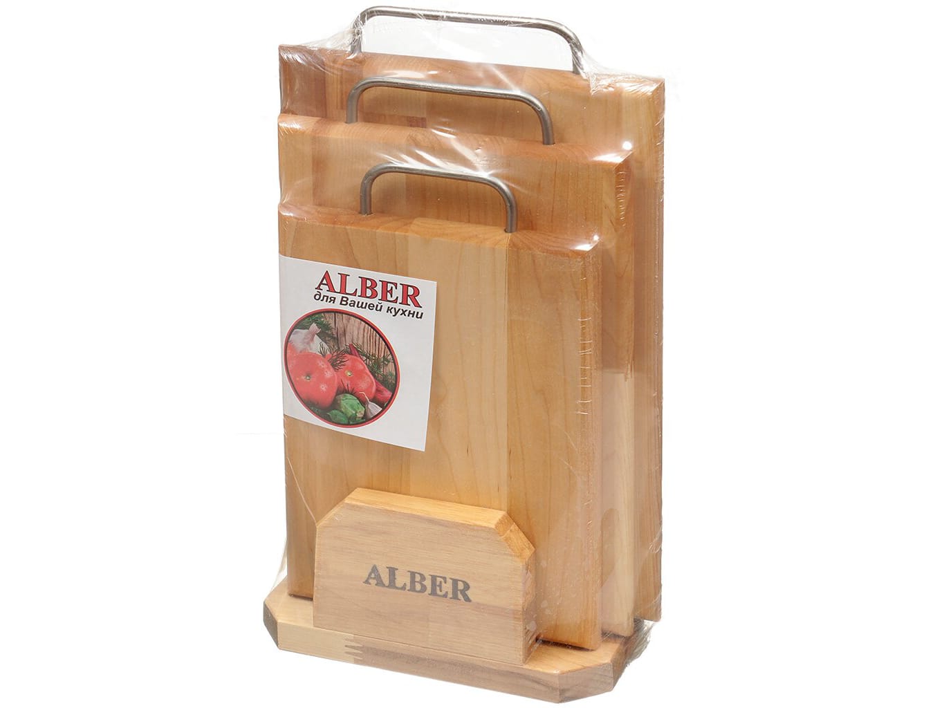 Набор досок разделочных береза прямоугольная с метал ручкой 3шт (5шт/уп) - фото в Миди Лтд Изображение товара Набор досок разделочных береза прямоугольная с метал ручкой 3шт (5шт/уп) в Миди Лтд