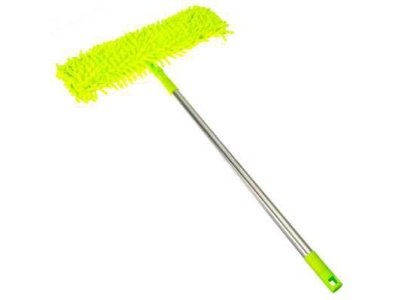 Изображение товара Швабра с насадкой из микрофибры, нержавеющая сталь, ручка телескоп 120см VETTA (20шт/кор) в Миди Лтд