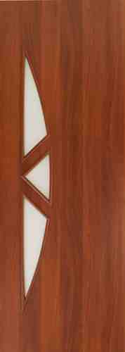 Изображение товара Полотно дверное ПО со стекл Соната ламинированное итальянский орех 600 в Миди Лтд