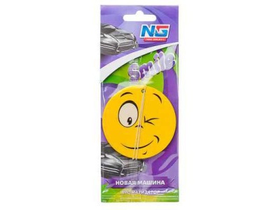 Ароматизатор автомобильный Смайл новая машина (288шт/кор) - фото в Миди Лтд Изображение товара Ароматизатор автомобильный Смайл новая машина (288шт/кор) в Миди Лтд