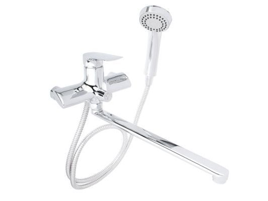 Смеситель для ванны с длинным изливом3            ХХ - фото в Миди Лтд Изображение товара Смеситель для ванны с длинным изливом3            ХХ в Миди Лтд