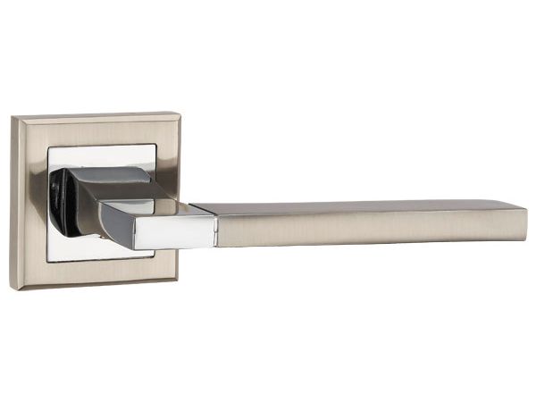 Изображение товара Ручки дверные TECH QL  SN/CP-3 матовый никель/хром в Миди Лтд