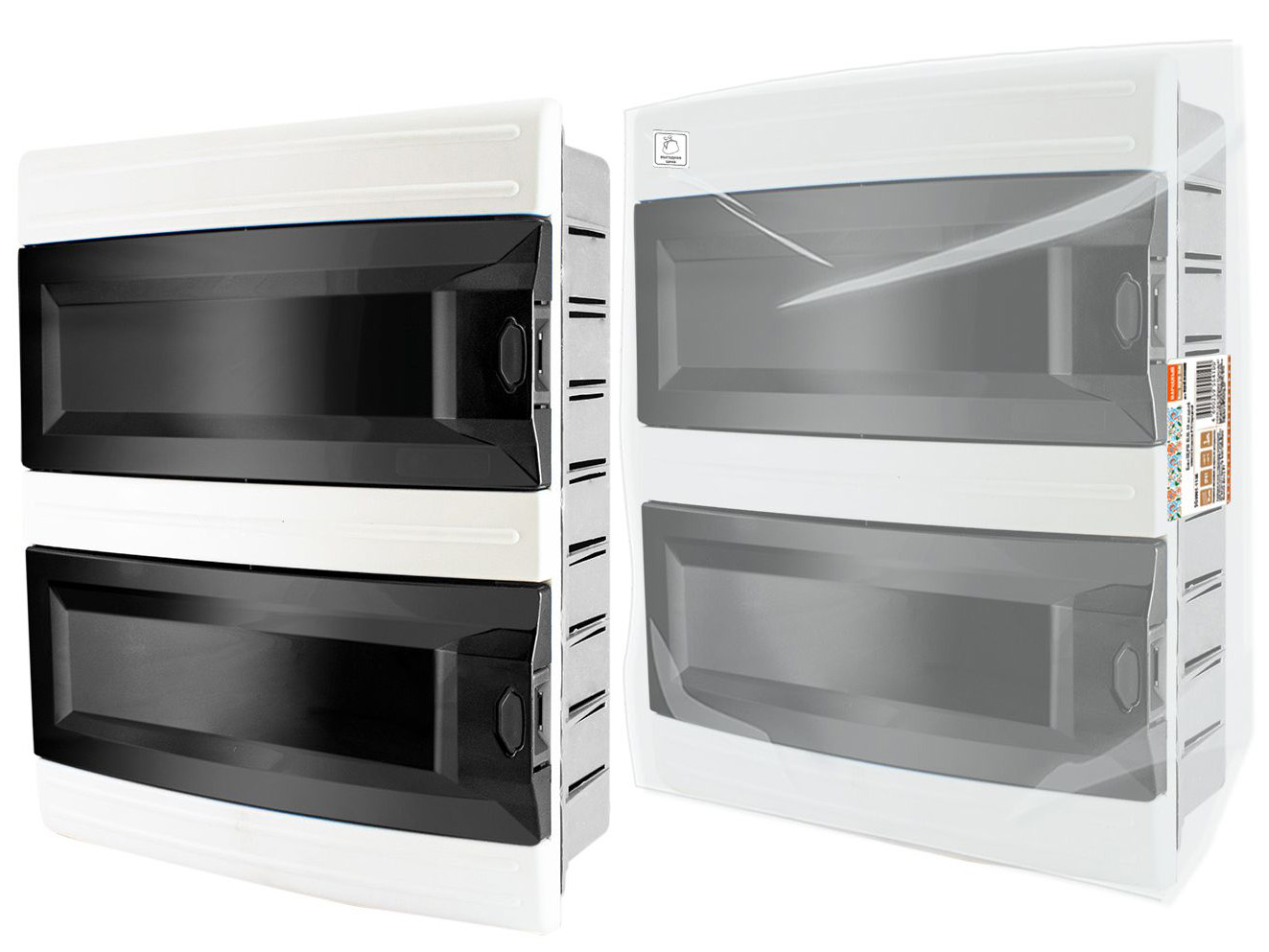 Изображение товара Бокс ЩРВ-ПМ-24 модулей встраиваемый пластик IP40 Народный TDM в Миди Лтд