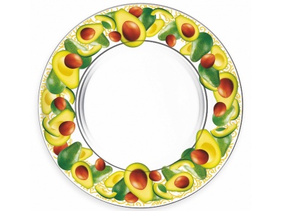 Изображение товара Тарелка мелкая Авокадус 195мм (12шт/уп) Х в Миди Лтд