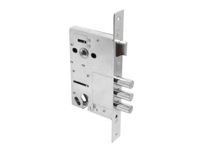 Замок врезной 3В 4-3(14).60.85.08 хром, без цил.механизма Булат - фото в Миди Лтд Изображение товара Замок врезной 3В 4-3(14).60.85.08 хром, без цил.механизма Булат в Миди Лтд