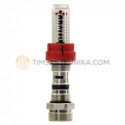 Изображение товара Расходомер 1/2"ш х 3/4"г для коллект. группы с ниппелем EK TIM (10шт)  в Миди Лтд