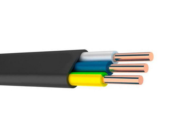 Изображение товара Кабель ВВГ-Пнг(А)-LS 3*4 черный Велескаб в Миди Лтд