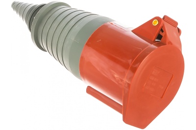 Розетка 224 переносная ЗР+РЕ 32А 380В IP44 ИЭК - фото в Миди Лтд Изображение товара Розетка 224 переносная ЗР+РЕ 32А 380В IP44 ИЭК в Миди Лтд