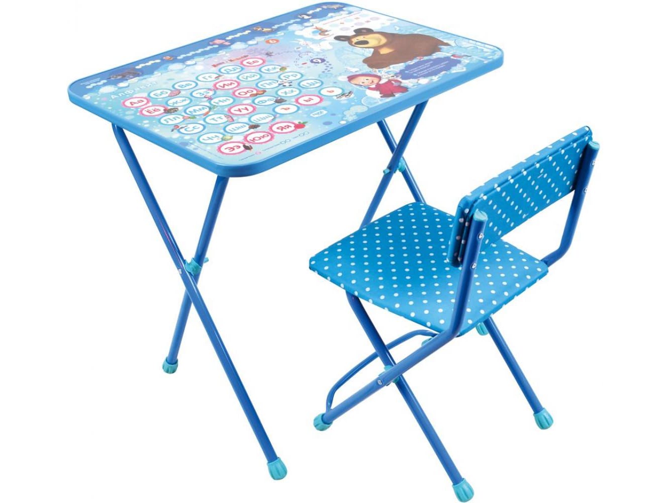 Детский комплект NIKA Маша и Медведь с английским алфавитом - фото в Миди Лтд Изображение товара Детский комплект NIKA Маша и Медведь с английским алфавитом в Миди Лтд