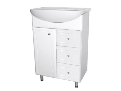 Изображение товара Тумба для ванной "Неаполь" 55 с умывальником "Эрика 55" в Миди Лтд