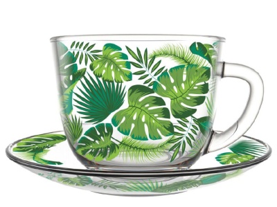 Изображение товара Чайный набор Тропики 2пр 200мл (6шт/уп) Х в Миди Лтд