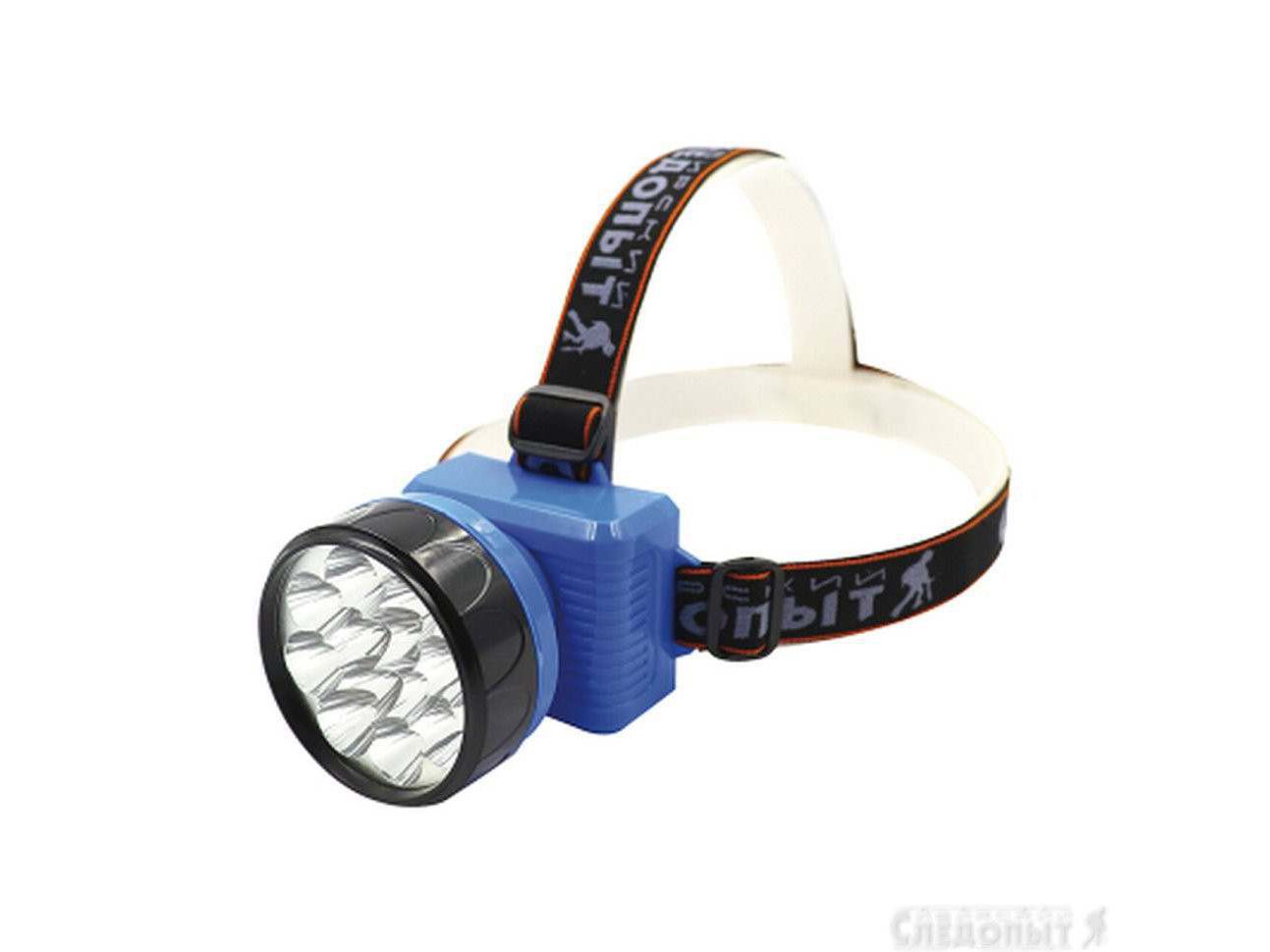 Изображение товара Фонарь налобный 85х88х73мм "Сибирский Следопыт" Фара-12, 12 LED, аккум.220В в Миди Лтд