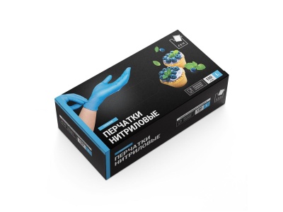 Перчатки нитриловые Усиленые L голубые (50пар/уп) - фото в Миди Лтд Изображение товара Перчатки нитриловые Усиленые L голубые (50пар/уп) в Миди Лтд