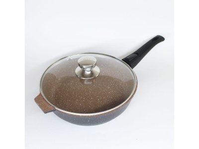 Изображение товара Сковорода  Marble evolution brown 24см АП съемная ручка СК АЛТЕЙ (10шт/уп) в Миди Лтд