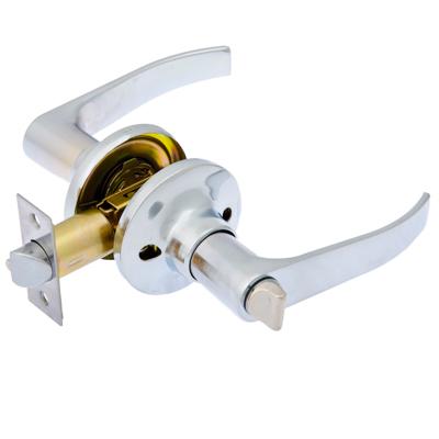 Замок ручка Хром с фиксатором LARS     ХХ - фото в Миди Лтд Изображение товара Замок ручка Хром с фиксатором LARS     ХХ в Миди Лтд