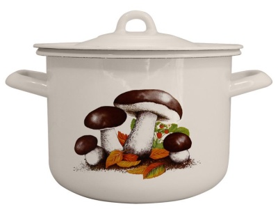 Кастрюля эмаль жемчужная 4,5л Боровики Р-1615Б/4Жм (4шт/уп) Х - фото в Миди Лтд Изображение товара Кастрюля эмаль жемчужная 4,5л Боровики Р-1615Б/4Жм (4шт/уп) Х в Миди Лтд