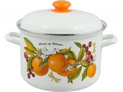 Кастрюля эмаль белая 2,0л Фруктовая фантазия С-1610АП2/4 (4шт/уп) Х - фото в Миди Лтд Изображение товара Кастрюля эмаль белая 2,0л Фруктовая фантазия С-1610АП2/4 (4шт/уп) Х в Миди Лтд