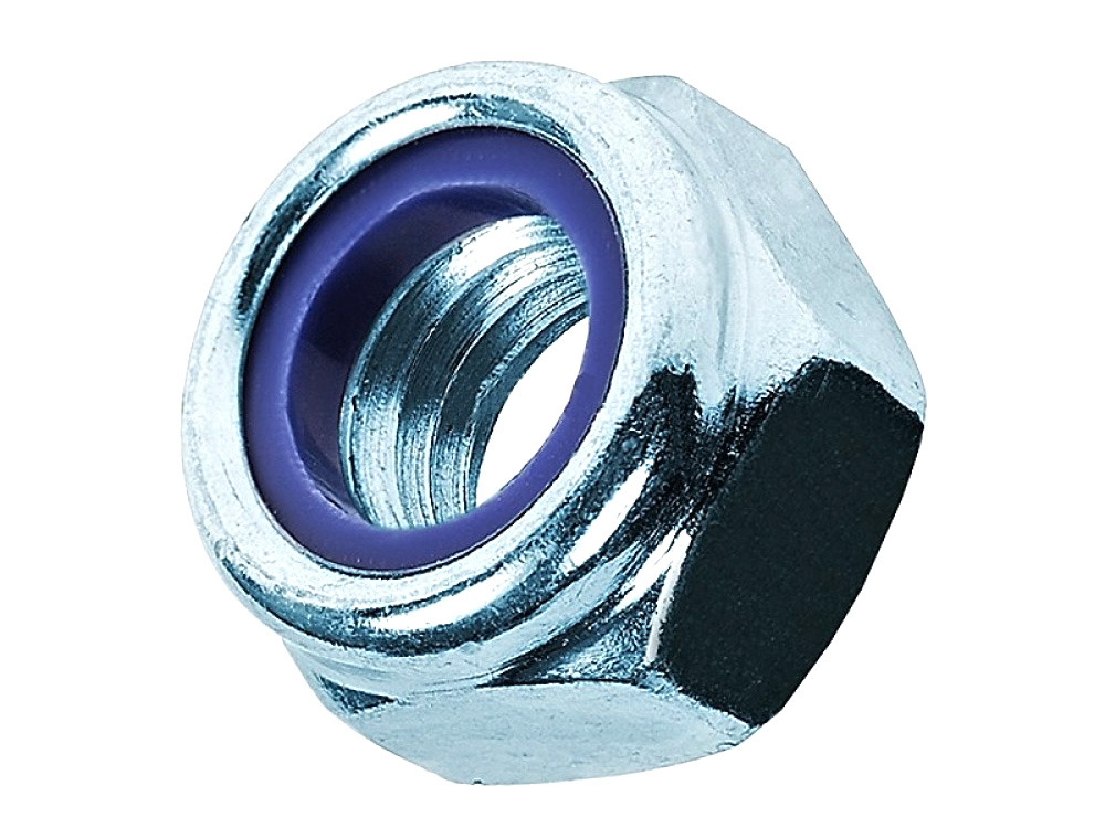Гайка самоконтрящаяся цинк М12 (100шт/уп) - фото в Миди Лтд Изображение товара Гайка самоконтрящаяся цинк М12 (100шт/уп) в Миди Лтд