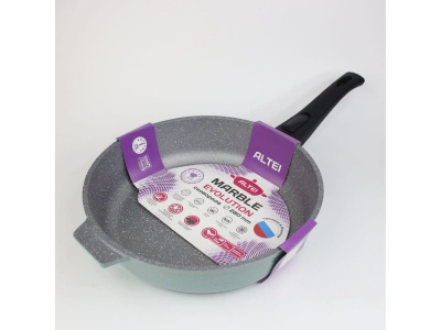 Изображение товара Сковорода  Marble evolution silver 28см АП съемная ручка АЛТЕЙ(10шт/уп) Х в Миди Лтд