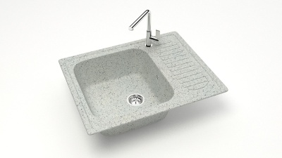 Мойка матовая Карельский Камень Arlin 15/Q10 (635*490мм) светло-серая - фото в Миди Лтд Изображение товара Мойка матовая Карельский Камень Arlin 15/Q10 (635*490мм) светло-серая в Миди Лтд