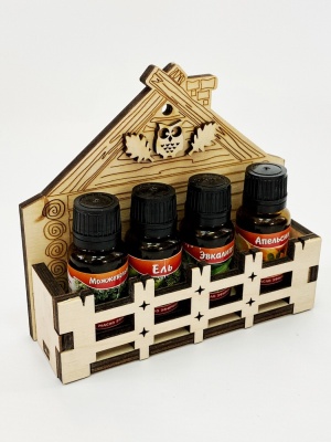 Изображение товара Набор масел №2 Сова в бане (4шт по 15мл) в Миди Лтд