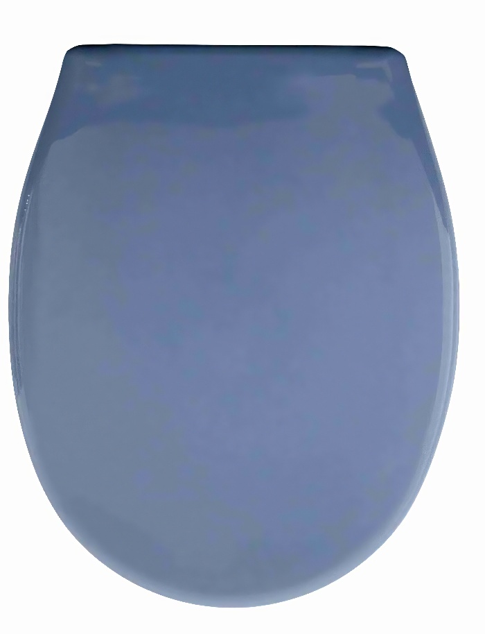 Изображение товара Сиденье для унитаза жесткое "Океан LUX" лазурное (1/10уп) в Миди Лтд
