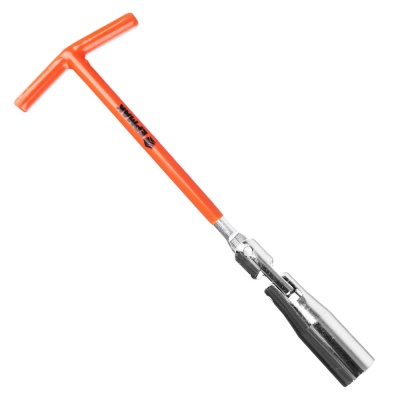 Ключ свечной с карданным шарниром 16мм матовый усиленный ЕРМАК (50шт/кор) - фото в Миди Лтд Изображение товара Ключ свечной с карданным шарниром 16мм матовый усиленный ЕРМАК (50шт/кор) в Миди Лтд