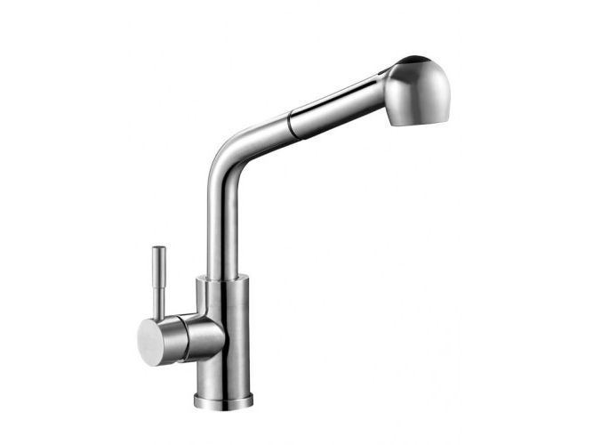 Смеситель для кухни вытяжная лейка SAP4-E ZEGOR - фото в Миди Лтд Изображение товара Смеситель для кухни вытяжная лейка SAP4-E ZEGOR в Миди Лтд