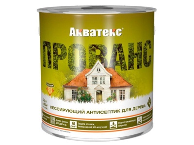 Акватекс ПРОВАНС лессирующий антисептик Бесцветный 2,5л (4шт/уп; 144шт/пал) - фото в Миди Лтд Изображение товара Акватекс ПРОВАНС лессирующий антисептик Бесцветный 2,5л (4шт/уп; 144шт/пал) в Миди Лтд