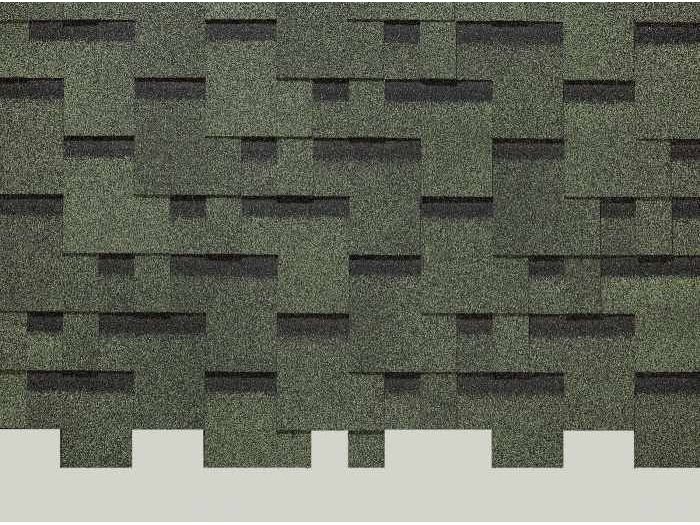 Черепица гибкая DOCKE PIE Europa Matrix 1000*318мм Зеленая (3м2/уп) - фото в Миди Лтд Изображение товара Черепица гибкая DOCKE PIE Europa Matrix 1000*318мм Зеленая (3м2/уп) в Миди Лтд