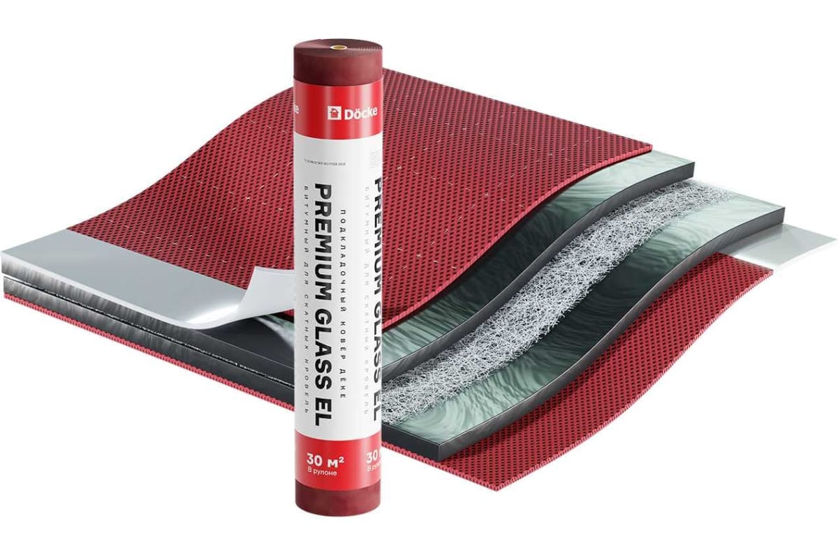 Изображение товара Ковер подкладочный DOCKE PIE PREMIUM GLASS EL 1*30м в Миди Лтд