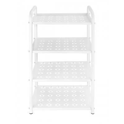 Изображение товара Этажерка Принт 4 полки белый в Миди Лтд