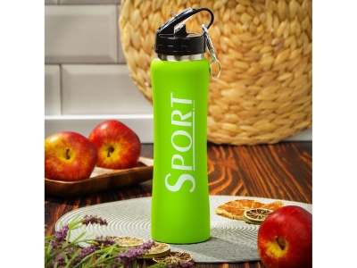 Термобутылка для спорта нерж сталь 0,5л (SL-50YE-4142C) Daniks Зеленая (24шт/уп) - фото в Миди Лтд Изображение товара Термобутылка для спорта нерж сталь 0,5л (SL-50YE-4142C) Daniks Зеленая (24шт/уп) в Миди Лтд