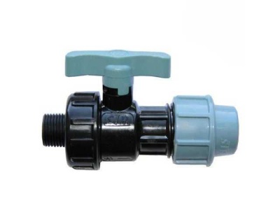 Кран шаровый ПНД 50*1 1/2 НР STR - фото в Миди Лтд Изображение товара Кран шаровый ПНД 50*1 1/2 НР STR в Миди Лтд