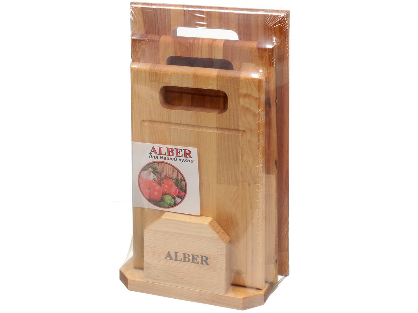 Набор досок разделочных береза прямоугольная с ручкой и кровостоком 3шт (5шт/уп) - фото в Миди Лтд Изображение товара Набор досок разделочных береза прямоугольная с ручкой и кровостоком 3шт (5шт/уп) в Миди Лтд