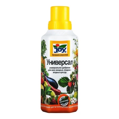 Удобрение жидкое JOY универсал (лигногумат) 0,5л (16шт/уп) - фото в Миди Лтд Изображение товара Удобрение жидкое JOY универсал (лигногумат) 0,5л (16шт/уп) в Миди Лтд