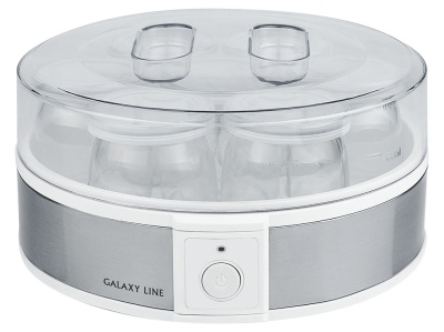 Изображение товара АКЦИЯ Йогуртница электрическая GALAXY LINE GL 2698 30Вт объем 1,26л 7 стаканов с крышками в Миди Лтд