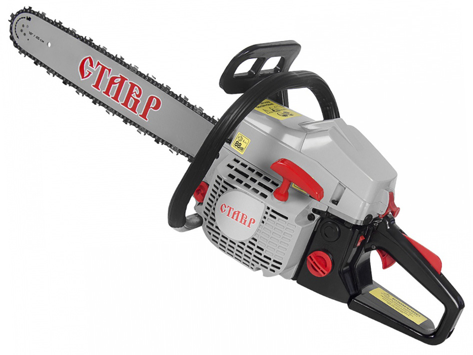 Пила цепная бензиновая Ставр ПЦБ-45/2200М 2.2кВ 3лс двигатель 52см3 - фото в Миди Лтд Изображение товара Пила цепная бензиновая Ставр ПЦБ-45/2200М 2.2кВ 3лс двигатель 52см3 в Миди Лтд